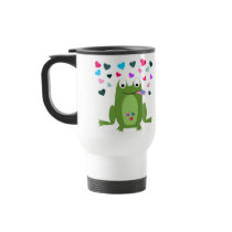 Love Hungry Frog Travel Mug