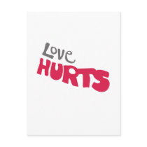Love Hurts Postcards