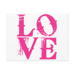 LOVE in a Cool Font postcards