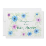 'Love-in-a-mist' Baby Shower Invitation