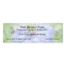 Love In A Mist - Nigella Damascena Business Card Template