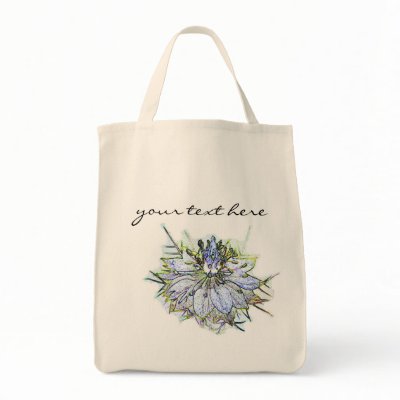 Love in a Mist Shopper Bag by littlewingdesign