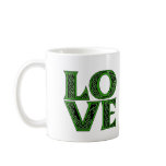 Love in an Irish Celtic Font Coffee Mug