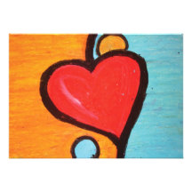 love in balance | mini-print personalized announcement