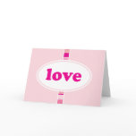 Love in Pink Valentine Cards