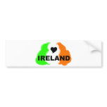 LOVE IRELAND bumper stickers