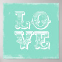 LOVE IS A CIRCUS PRINT