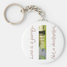 Love is a Journey Keychain