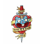 Love is a Pain t-shirts