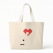 Love is a video game canvas bag