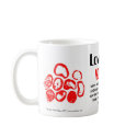Love is a, VIRUS!, mugs