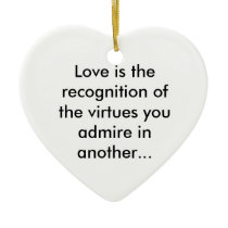 Love is admiration