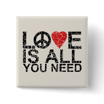 Love is All Pinback Buttons
