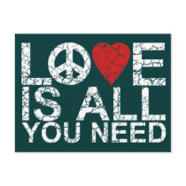 Love is All Post Card