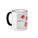 Love is...., chocolate mugs