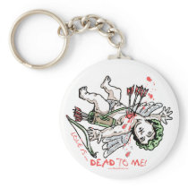 Love is Dead to Me Anti Love Gear Keychain