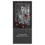 Love Is Eternal Gothic Wedding Menu Rack Card