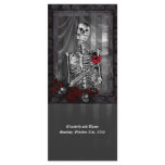 Love Is Eternal Gothic Wedding Menu rack cards