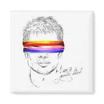 Love Is Gender Blind Fridge Magnet