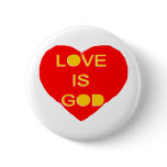 Love is God buttons
