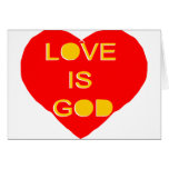 Love is God cards
