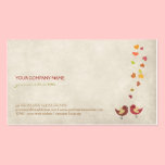 Love is in the air business cards