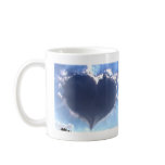 Love is in the Air: Heart Shaped Cloud: Wedding mugs