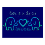 love is in the air postcard