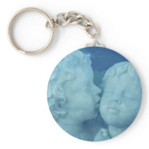 Love is in the Air, Vintage Stone Angels Kissing Key Chains