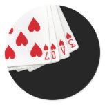 Love Is In The Cards Sticker