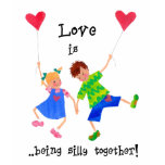 'Love is...' Ladies' T-shirt