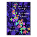 Love is like a butterfly... greeting cards