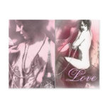 Love is like a wild rose postcards