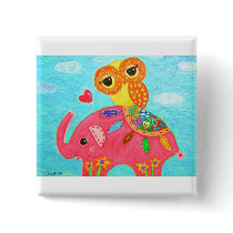 Love Is Like An Elephant Pin