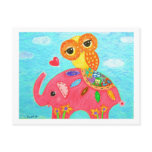 Love Is Like An Elephant postcards