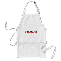Love Is Logical Apron