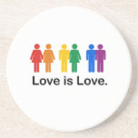 Love is Love Drink Coasters