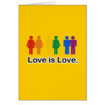 Love is Love. Greeting Card
