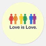 Love is Love Round Stickers