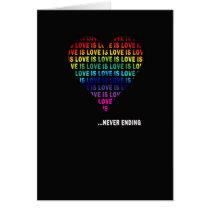 LOVE IS... NEVER ENDING GREETING CARD