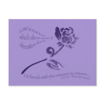 Love is Not Love... Post Card