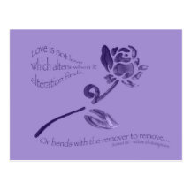 Love is Not Love... Post Card