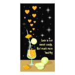 Love is not sweet candy Custom  Photo Card photo cards