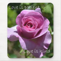 Love is Patient Mouse Pads