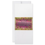 Love is.....poem on purple back with flower frame rack cards