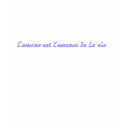 Love is the essence of Life (French) T-Shirt