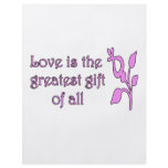 Love Is The Greatest Gift flyers