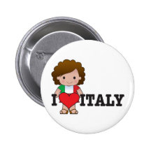 Love Italy Pin
