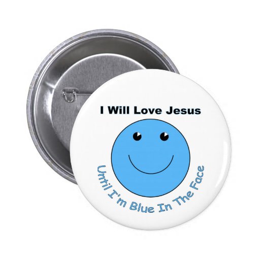 Love Jesus smiley face Buttons