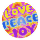 Love, Joy, Peace stickers
